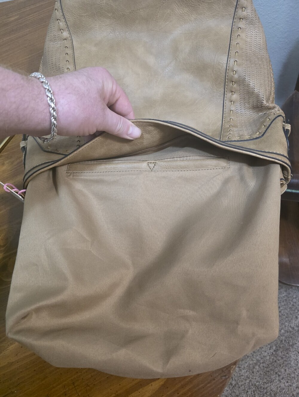 Handbag Republic Calin Collection Whipstitch Vegan Leather NWT - Picture 13 of 16